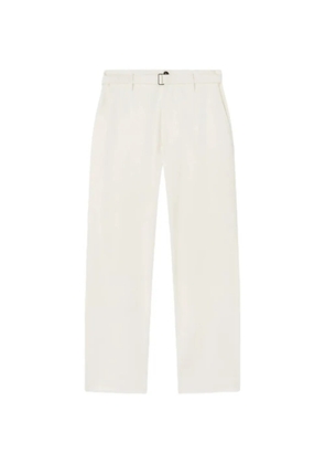 RETORI belted cotton-gabardine trousers - Neutrals