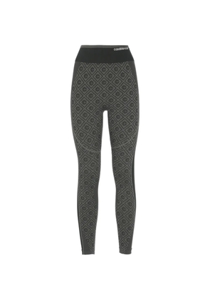 Casablanca monogram-print seamless leggings - Grey
