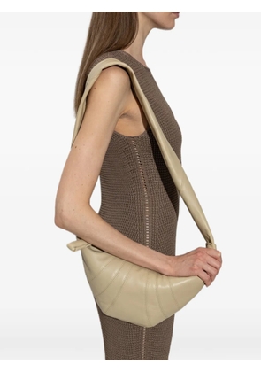 LEMAIRE small Croissant knotted leather shoulder bag - Neutrals