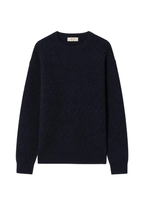RETORI ribbed-knit crew-neck sweater - Blue