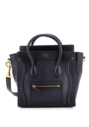 Celine Pre-Owned Luggage Bag Smooth Leather Nano crossbody bag - Black