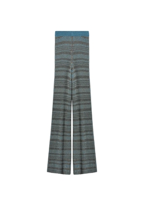 RETORI micro-check trousers - Blue