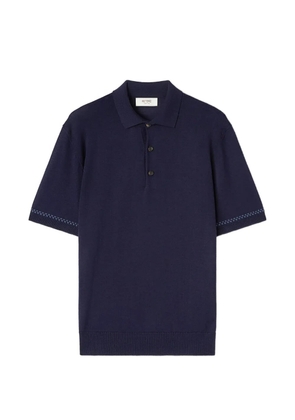 RETORI damier-patterned polo shirt - Blue