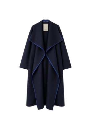 RETORI shawl-collar wool coat - Blue