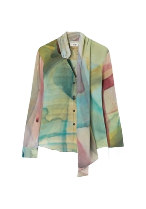 RETORI V-neck shirt - Green