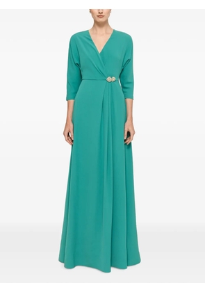 NISSA crystal-embellished maxi dress - Green