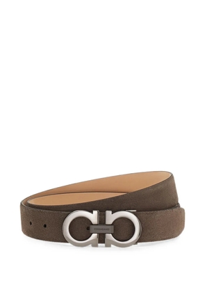 Ferragamo adjustable Gancini belt - Brown