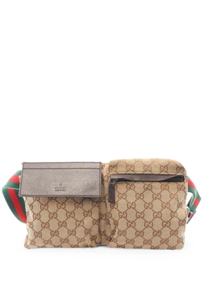 Gucci Pre-Owned 2000s GG-canvas body bag - Neutrals