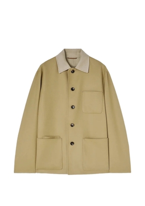 RETORI reversible wool shirt jacket - Neutrals