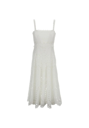 Charo Ruiz Ibiza Glimmer broderie-anglaise midi dress - White