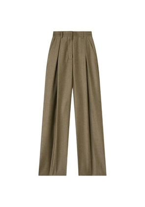 RETORI double-pleated sartorial trousers - Brown