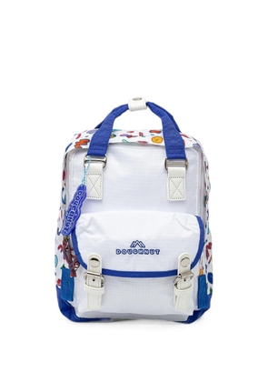 Doughnut graphic-print backpack - White