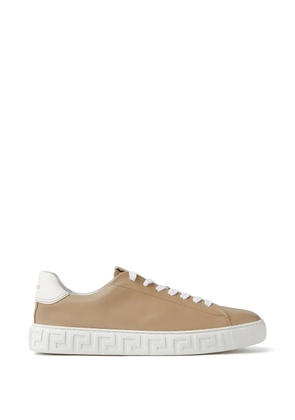 Versace Greca leather sneakers - Neutrals