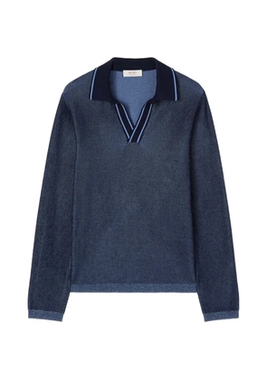 RETORI Vanisé long-sleeve polo shirt - Blue