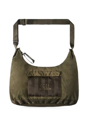 C.P. Company logo-embroidered shoulder bag - Green