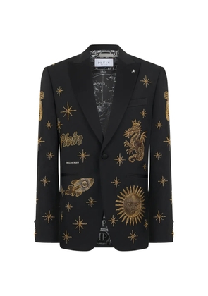 Philipp Plein bead-embellished blazer - Black