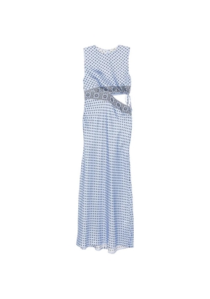 Maje floral-print maxi dress - Blue