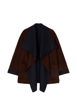 RETORI shawl-collar coat - Brown