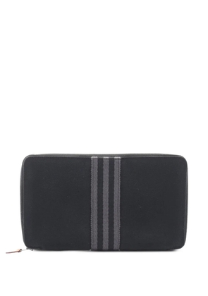 Hermès Pre-Owned 2000s Fool Toe Perth GM striped wallet - Black