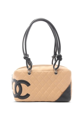 CHANEL Pre-Owned 2004-2005 Cambon line shoulder bag - Neutrals