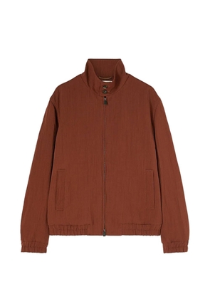 RETORI wrinkled-effect bomber jacket - Brown
