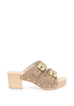 Scholl Pescura Ibiza suede sandals - Neutrals