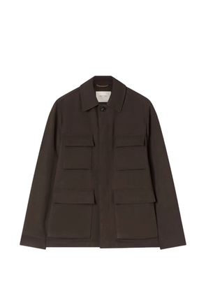 RETORI Sahariana pocket-details linen jacket - Brown