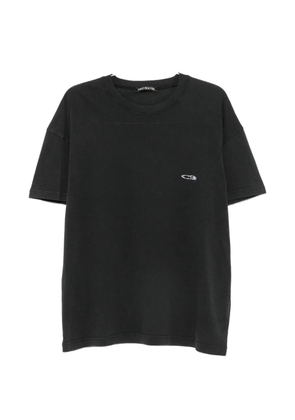 COLE BUXTON logo-embroidered T-shirt - Black