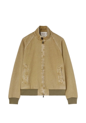 RETORI raglan-sleeve denim jacket - Neutrals