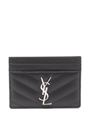 Saint Laurent Pre-Owned 2020s monogram card case - Black