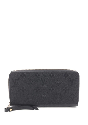 Louis Vuitton Pre-Owned 2021s Monogram Empreinte Zippy wallet - Black