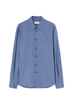 RETORI patch-pocket shirt - Blue