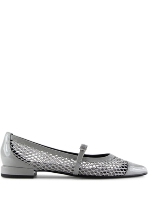 Notabene Pasqualina mesh-detail ballet flats - Grey