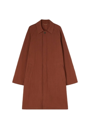 RETORI packable wrinkled trench coat - Brown
