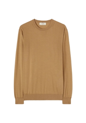 RETORI crew-neck long-sleeve T-shirt - Brown