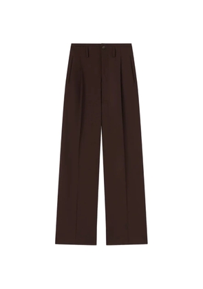 RETORI Heritage wide-leg pleated trousers - Brown
