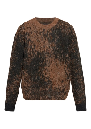 AllSaints Storm patterned sweater - Brown