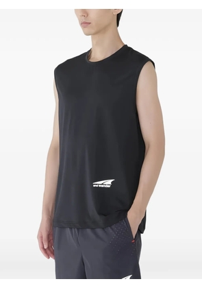 and Wander logo-print sleeveless T-shirt - Black