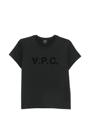 A.P.C. logo-print T-shirt - Black
