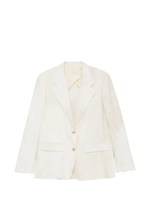 Alysi notched-lapels button-fastening jacket - Neutrals