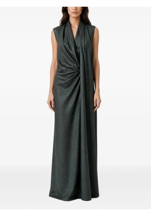 RETORI wrap-style sleeveless maxi dress - Green