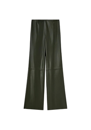 RETORI straight-leg flared-cuffs trousers - Green