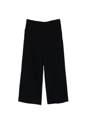 Juun.J side zipper summer wool trousers - Black