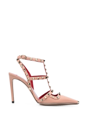 Valentino Garavani Rockstud caged pumps - Neutrals