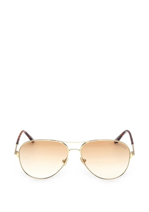 TOM FORD gradient-lens sunglasses - Gold