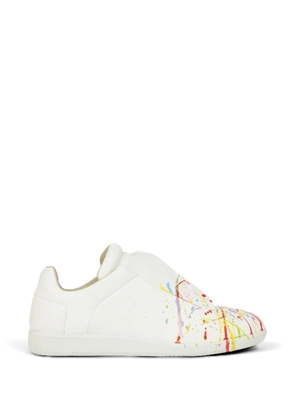 Maison Margiela Future paint-splatter sneakers - White