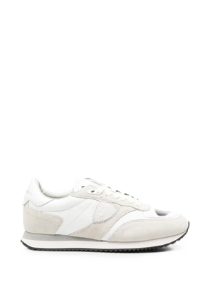 Philippe Model Paris BLVille panelled leather sneakers - White