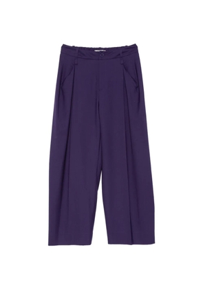 Issey Miyake pleated wide-leg trousers - Purple