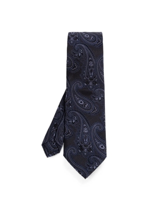 ETRO paisley-print silk tie - Black