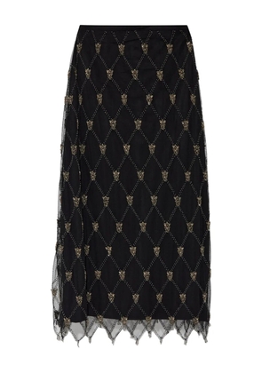 AllSaints Ilka beaded midi skirt - Black